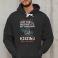 Homeschool Dad Kissing The Teacher Homeschool Dad Men Women Kids Men Hoodie