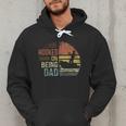Hooked On Being Dad Fishing Dad Father's Day Men Hoodie