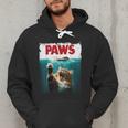 Humorous Paws Parody Cat Mouse For Cat Lover Cat Mom Cat Dad Men Hoodie