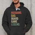 Husband Dad Board Game Night Legend Father Vintage Men Hoodie