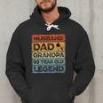 Husband Dad Grandpa 80 Year Old Legend 80th Birthday Vintage Men Hoodie
