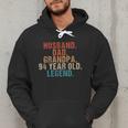 Husband Dad Grandpa 94 Year Old Legend 94th Bday Men Men Hoodie