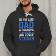 I’m A Dad Grandpa Air Force Veteran Distressed Men Hoodie