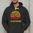 I'm Going Outside If Asked I'm Outstanding Dad Joke Men Hoodie