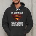 I'm A Twin DAD-What's Your Superpower Men Hoodie