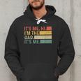 It's Me Hi I'm The Dad It's Me Dad Father's Day Retro Men Hoodie
