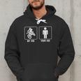 My Kid Motocross Dad Of A Motocross Rider Father Moto Dad Men Hoodie