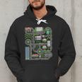 Kid Play Cars On Dad Back Race Track Mat Fathers Day Men Hoodie