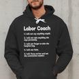 Labor Coach Expecting Dad Rules Papa Baby Men Hoodie
