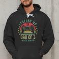 I Leveled Up To Dad Of 3 2026 Promoted To Dad Of Three Kids Men Hoodie I Leveled Up To Dad Of 3 2026 Promoted To Dad Of Three Kids Men Hoodie