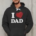 I Love Dad Men Hoodie
