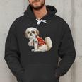 I Love Dad Tattoo Shih Tzu Dad Father's Day Men Hoodie