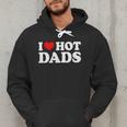 I Love I Heart Hot Dads Shirt Men Hoodie