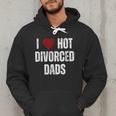 I Love Hot Divorced Dads Red Hearts Men Hoodie