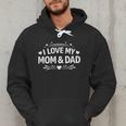 I Love My Mom & Dad Men Hoodie I Love My Mom & Dad Men Hoodie