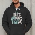 Lung Cancer Dad Ribbon Men Hoodie