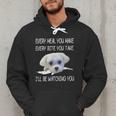 Maltese Dog Watching Owner Quote Puppy Mom Dad Men Women Girls Kids Men Hoodie