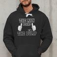 The Man Behind The Bump Baby Shower Shirts For Mom And Dad Men Hoodie