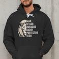 Man Of God Husband Daddy Protector Hero Lion Father's Day Men Hoodie