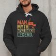 Man Myth Meat Smoker Legend Dad Grillfather BBQ Meat Smoking Men Hoodie Man Myth Meat Smoker Legend Dad Grillfather BBQ Meat Smoking Men Hoodie