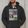 Marvel Father's Day Spider-Man Thor Hulk Dad Attributes Men Hoodie