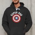 Marvel Father's Day Super Dad Captain America Shield Men Hoodie