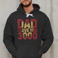 Marvel Iron Man Dad I Love You 3000 Text Fill Father's Day Small Men Hoodie Marvel Iron Man Dad I Love You 3000 Text Fill Father's Day Small Men Hoodie
