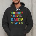 Master Builder Birthday Boy's Daddy Building Bricks Blocks Men Hoodie