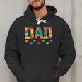Master Builder Dad Birthday Boy Building Bricks Blocks Daddy Men Hoodie