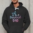 Mermaid Dad Merman Daddy Dad Family Matching Birthday Men Hoodie