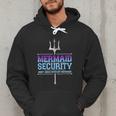 Mermaid Security Merman Merdad Mermaid Squad Fathers Day Dad Men Hoodie