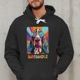 Mom & Dad Of a Basshole Basset Hound With Glasses -Adults Short Sleeve Men Hoodie