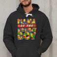 Mom And Dad Mama Birthday Boy Building Bricks Family Party Men Hoodie