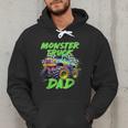 Monster Truck Dad Family Matching Birthday Party Fathers Day Men Hoodie