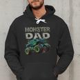 Monster Truck Dad Family Matching Monster Truck Lovers Men Hoodie