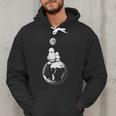 Moon And Astronaut Dad And Baby Space For Father's Day Men Hoodie
