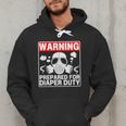 New Dad Prepared For Diaper Duty Daddy Diaper Duty Men Hoodie New Dad Prepared For Diaper Duty Daddy Diaper Duty Men Hoodie