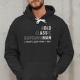 Old Man Gag Dad Father's Day Husband Birthday Grandpa Men Hoodie