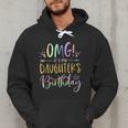 OMG It's My Daughter's Birthday Happy Bday Tie Dye Mom Dad Small Men Hoodie