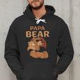 Papa Bear Bears Animal Pun Lover Dad Father Daddy Father's Men Hoodie
