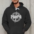 Papa Like A Grandpa Fathers Day Rocker Dad Rock Music Men Men Hoodie