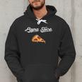 Papa Slice Pizza Belly Expectant Dad Pizza Pregnancy Reveal Men Hoodie