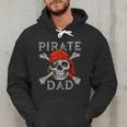 Pirate Dad Shirt Jolly Roger Crossbones Skull Halloween Men Hoodie