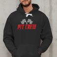 Pit Crew Family Racing Birthday Race Car For Dad Mom Kids Men Hoodie