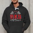 Pit Crew Race Car Racing Dad Family Birthday Party Men Hoodie