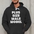 Plus Size Male Model Fat Guy Or Dad BOD Men Hoodie