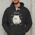 Pomeranian Anatomy Cute Pet Pom Mom Dog Dad For Men Women Girls Kids Men Hoodie