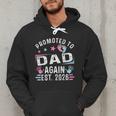 Promoted To Dad Again Est 2026 Vintage Dad Men Hoodie