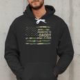 Promoted To Daddy Est 2026 Camo USA Flag New Dad 2026 Men Hoodie