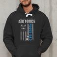 Proud Air Force Dad Of The US Air Force USA Flag Men Hoodie